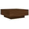 Coffee Table in Brown Oak - Modern Engineered Wood Table for Living Room, N8O8