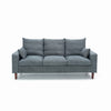 Modern L-Shaped Corner Sofa 2 3 Seater Armchair Couch With Footstool