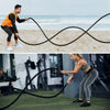 2025New 38mm Battle Ropes 15m, Heavy Duty w/Protective Cover, for Home/Gym