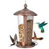 2-in-1 Outdoor Hanging Bird Feeder Weatherproof Wild Bird Feeder Garden Decor
