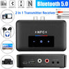 Wireless Bluetooth 5.0 Audio Transmitter Receiver HiFi Music Adapter AUX