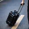 Outdoor Travel Trolley Case Foam Protective Tools Storage ABS Plastic Box +Wheel