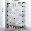 Dustproof Shoe Cabinet Rack Storage Cupboard Footwear Stand Hallway Shelves