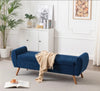 Storage Ottoman Footstool Upholstered End of Bed Bench for Living Room Bedroom