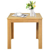 Outdoor Acacia Wood Side Table Garden Backyard Square and Durable End Table