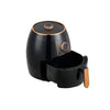 5.5L Air Fryer Manual Rotary Temperature Control Timer Oil Free Low Fat Healthy