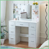 Bedroom Dressing Table Vanity Desk Set With Hollywood LED Lighted Mirror Drawers