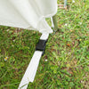 Curved Bell Tent Awning – 350gsm 100% Cotton Canvas – White