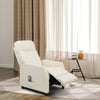 Recliner Chair 6 Points Massage Heating Sofa PU Upholstered Armchair Living Room