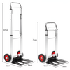 80kg Heavy Duty Hand Truck Folding Portable Sack Truck Industrial Trolley New