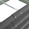 XL Metal Garden Flower Bed Planter Vegetable Grow Box Raised Deep Box Anthracite
