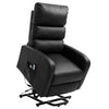 Recliner Chair Heated Electric PU Leather 8Point Massage Sofa Armchair W/ Remote