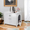 White Dog Cage Puppy Crate Pet Carrier Indoor Pet Box With Lock Fixed Pet Box