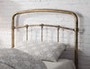 Luxury Antique Brass Metal Bed Frame Vintage Industrial Style | Double King Size
