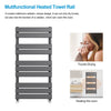 Bathroom Towel Rail Radiator Anthracite Designer Flat Panel Towel Rail Heated