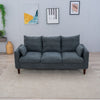 Panana Linen Fabric 2 & 3 Seater Sofa Couch with Wood Legs 3 Colours