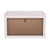 3 Tier Foldable Storage Boxes with Lid Collapsible Home Clothes Organizer Box
