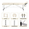 Portable Folding Spa Table Massage Bed Salon Treatment Couch Beige Colour