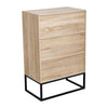 3 Tier Wooden Storage Cabinet Side Furniture Cupboard Bedroom Hallway Shelf Rack