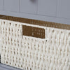 Hallway Bench Shoe Rack Entrance Storage Ottoman Cabinet Wicker Drawers Baskets
