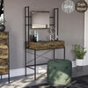 Industrial Wooden Dressing Table Vanity Computer Desk Bedroom Drawer Storage