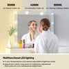 White Dressing Table Wood Makeup Desk with Hollywood LED Mirror 7 Drawer Bedroom