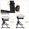Height Adjustable Art Desk Drafting Table Portable White Drawing Table for adult