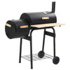 Classic Charcoal BBQ Offset Smoker Outdoor Garden Picnic Barbecue Grill
