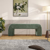 Upholstered Chenille Bench Bed End Hallway Window Seat Padded Pouffe Foot Stool
