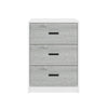 3 Drawer Wooden Bedroom Bedside Cabinet Furniture Storage Nightstand Side Table
