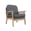 Mid-Century Accent Chair Upholstered Armchair Living Room