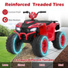 Kids Ride on Car 24V Soft Start Electric Vehicle with LED Lights-Red