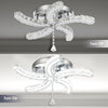 K5 Crystal LED Lamp Ceiling Light Chandelier Living Room Bedroom Pendant Light