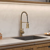 Modern Monobloc Pull Out Kitchen Mixer Tap Dual Spout Spray Single Lever 360°