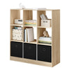 9 Cube Storage Unit Bookcase Wooden Storage Cabinets Book Shelf Display Unit
