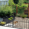Spear/Ball Top Iron Wrought Yard Garden Privacy Fence Panel Outdoor Wall Railing