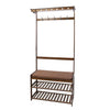 Home Hotel Garment Rack Luxury Clothes Rail Hall Entryway Coat Stand Furniture