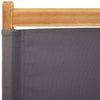 Folding Garden Chairs 8 pcs Anthracite Fabric and Solid Wood G3V9