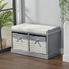 Shoe Storage Bench Seat Shoes Cabinet Rack Hallway Organiser Cupboard Entrance