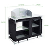 Portable Camping Kitchen Cupboard Stand Folding Camping Table with Carrying Bag