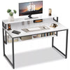 Computer Desk Laptop PC Study Table Writing Home Office Desk Workstation Shelves