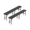 Rattan Garden Table and Chairs Outdoor Dining Set Beer Tables Bench Bistro BBQ
