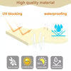 WATERPROOF Outdoor Shade Sail Patio Suncreen Awning Garden Sun Canopy UV Block