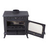 Fireplace Cast Iron Heater Home Logs Burning Flame Effect Living Room Stove 10KW