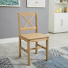 Classic Solid Wooden Dining Table and 4 or 2 Chairs Set Kitchen Home