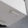 White 120cm TV Stand Cabinet Unit High Gloss 2 Door Sideboard with LED Lights