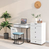 Vanity Table & Stool Set Makeup Dressing Mirror Table