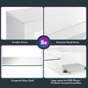 Modern TV Unit Cabinet White High Gloss Doors 2 Drawer with RGB LED Lights Itzzj