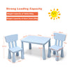 Kids Play Table and Chair Set Children Multi Activity Desk Chair Furniture Blue