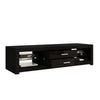 Modern TV Stand High Gloss Doors Entertainment Unit Cabinet With RGB LED Lights